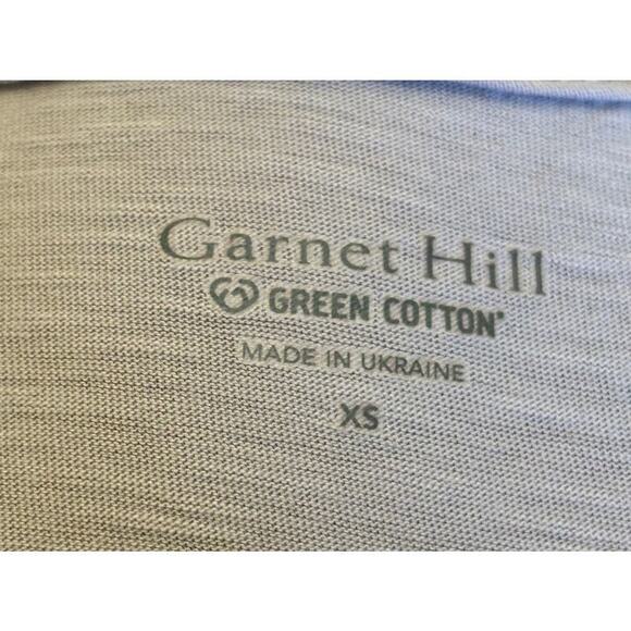 Garnet Hill Green Cotton cardigan, extra small, organic, sustainable, lounge - Picture 5 of 6
